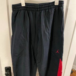 Jordan Sweatpants XL Black and Red